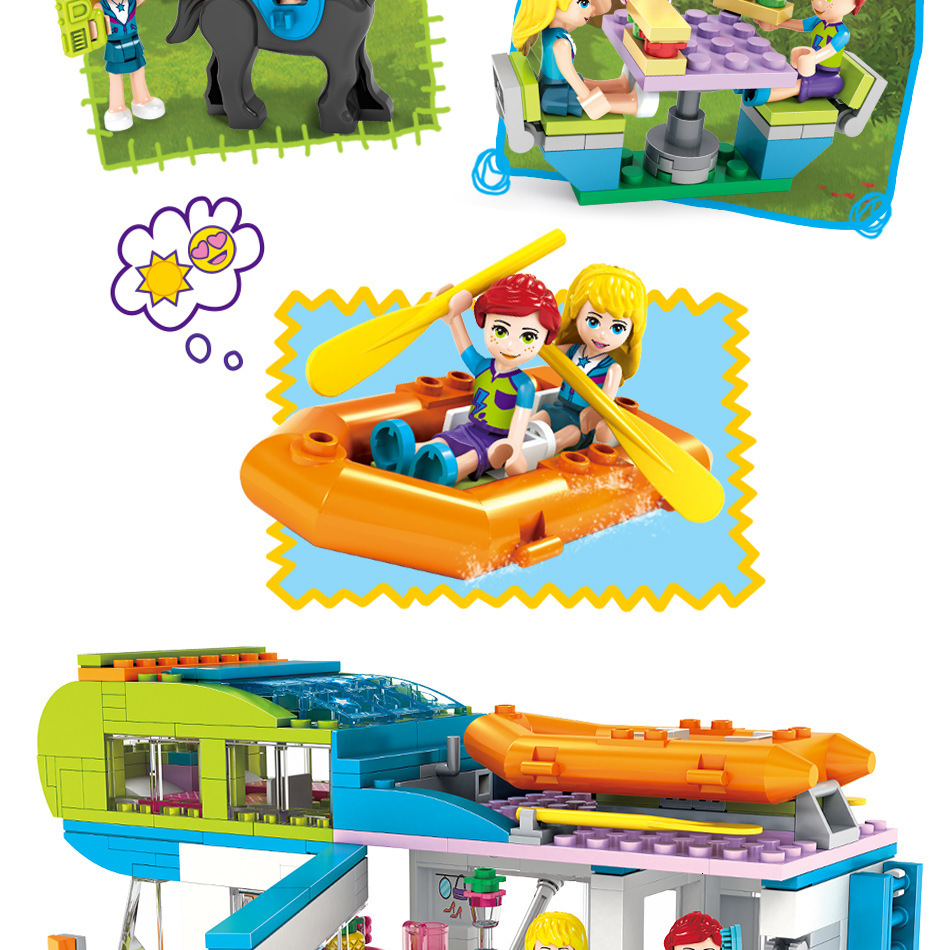 building blocks play cafe