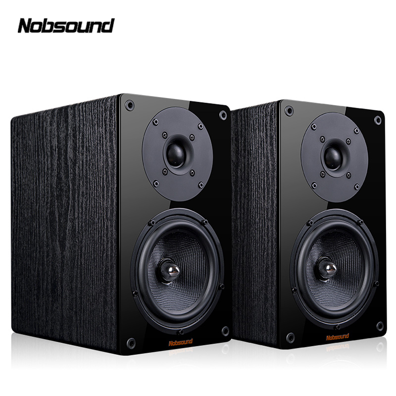 

Nobsound NS-1900 Wood 100W 1 Pair 5.5 inches Bookshelf Speakers 2.0 HiFi Column Sound Home Professional speaker