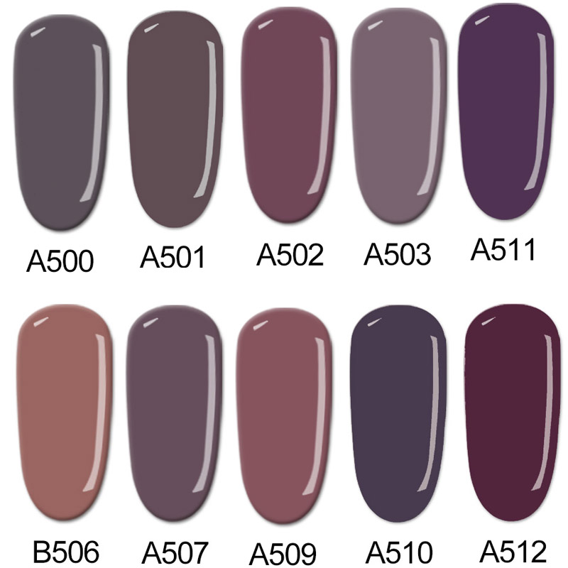 

Coffee/Brown Color Nail Gel Polish Easy Soak Off Long-Lasting Beauty Color Gel China Factory Supply Monasi, A503
