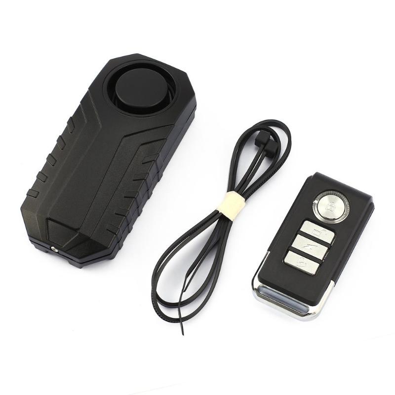 

113dB Loud Wireless Bicycle Anti-theft Alarm Waterproof Door/ Window Vibration Alarm Intelligent Remote Control Sensor