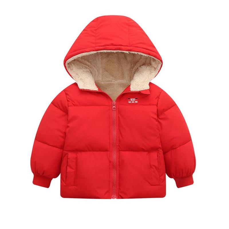 

Baby Girls Jacket 2020 Winter Warm Outerwear Kids casual hooded thick coat For Boys Jacket Children Clothes, Yellow
