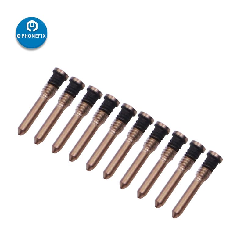 

10pcs Bottom Screw for XS XR XS MAX Dock Connector 5 Point Star Pentalobe Screws Replacement Gold Silver Black Screws