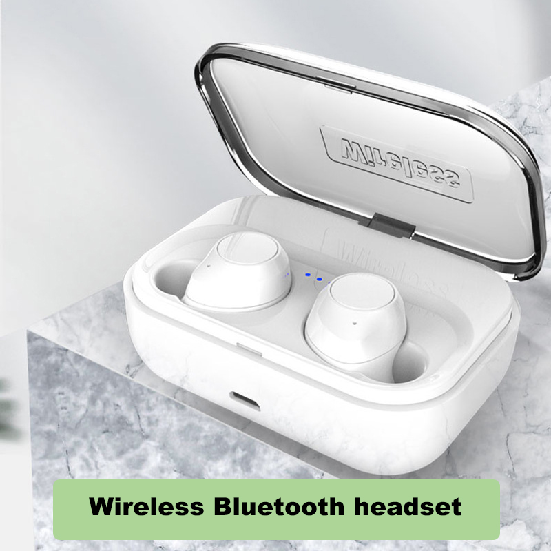 

Wireless Bluetooth Charging Headset Mini Binaural Outdoor Sports Noise Reduction 5.0TWS Bluetooth Headset