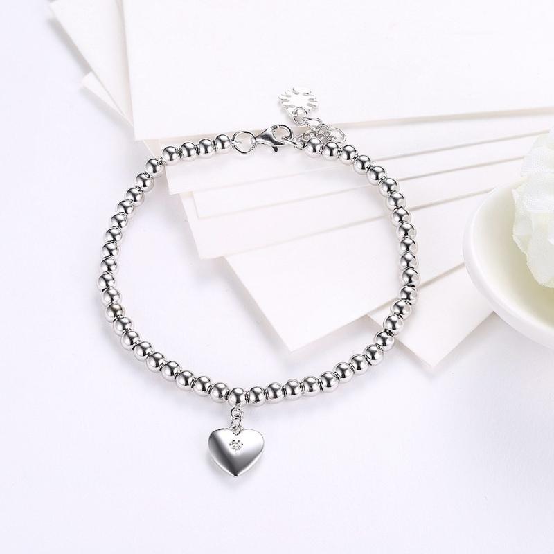 

Fashion Luxury heart-shaped chain Bracelet & Bangle Jewelry Women Charm Bracelets Xmas gift