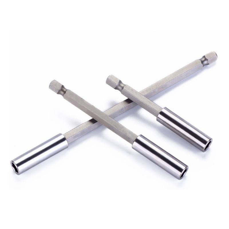 

2Pcs/set 1/4" Hex Magnetic Bit Holder 60/150mm Screwdriver Bars Power Extension Drill Driver