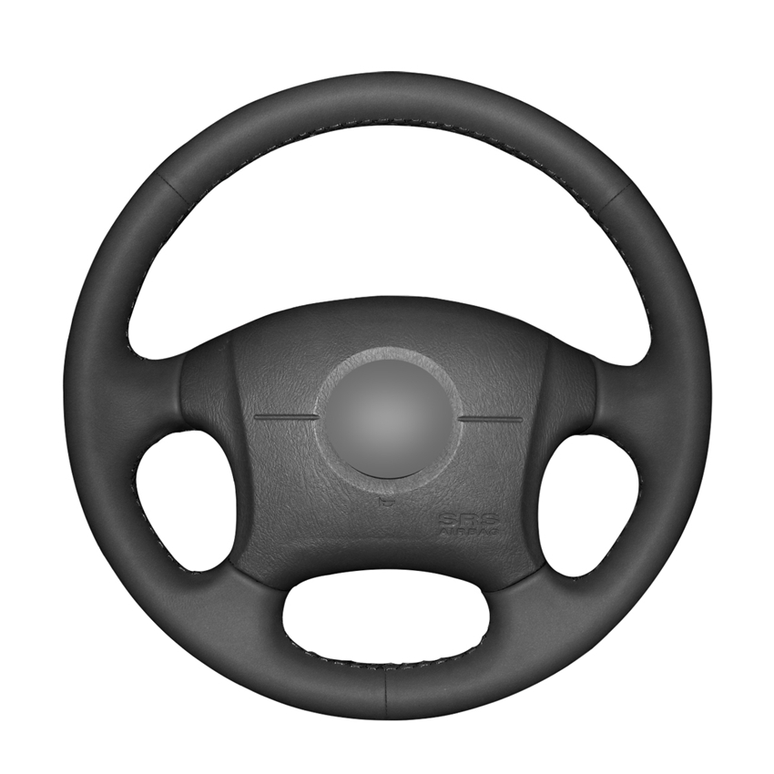 Black Artificial Leather Car Steering Wheel Covers for Hyundai Elantra 2004 2005 2006 2007 2008 2009 2010 2011 Old Elantra-image-571501122