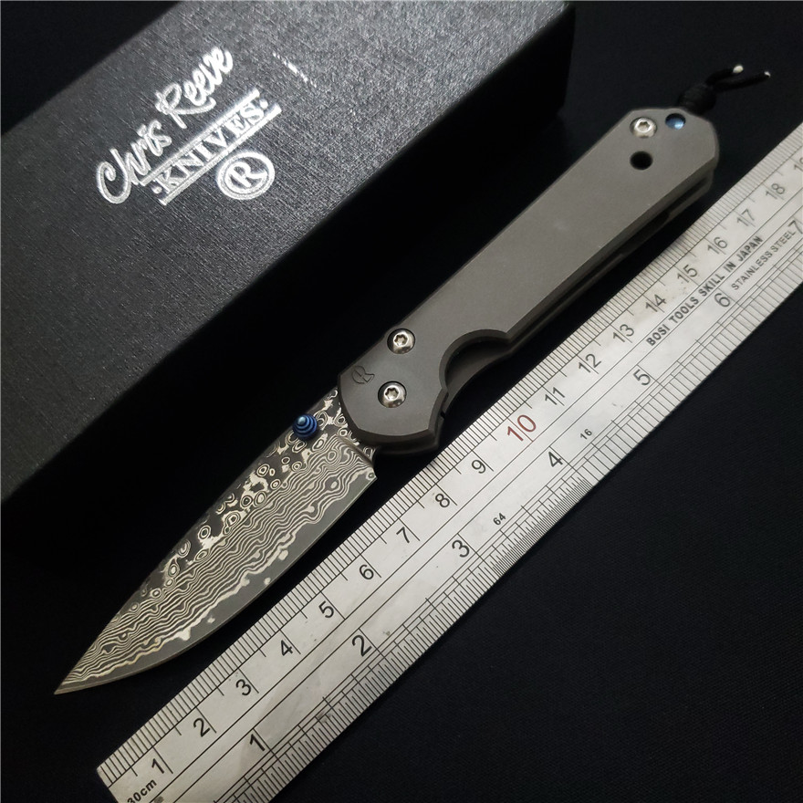 

Hot sale! CR Sebenza Small Folding Knife Damascus Steel Blade TC4 Titanium Handle Frame EDC Pocket Knifes BM31 BM940 A07 BM42 Knives