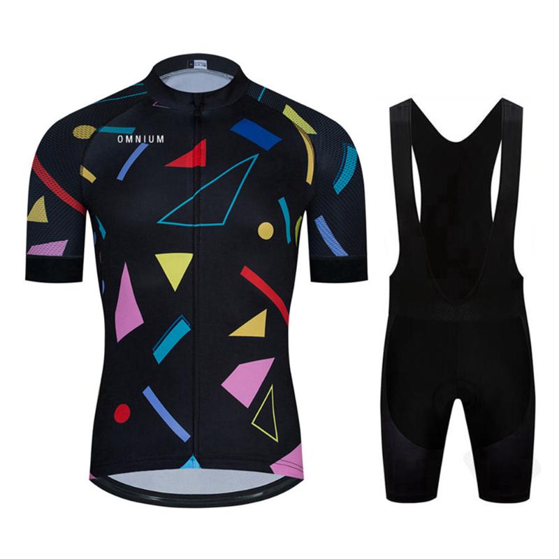 

OMNIUM 2020 Cycling Set Ropa Ciclismo MTB Bike Clothing Maillot Bicycle Wear Summer Cycling Clothing Racing Jersey, 12
