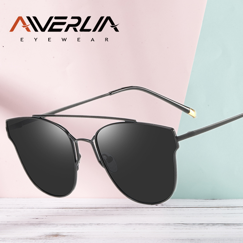 

AIVERLIA Fashion Cat Eye Sunglasses Designer Polarized Sunglasses for Women Cat Eye Shades Womens Sunglass UV400