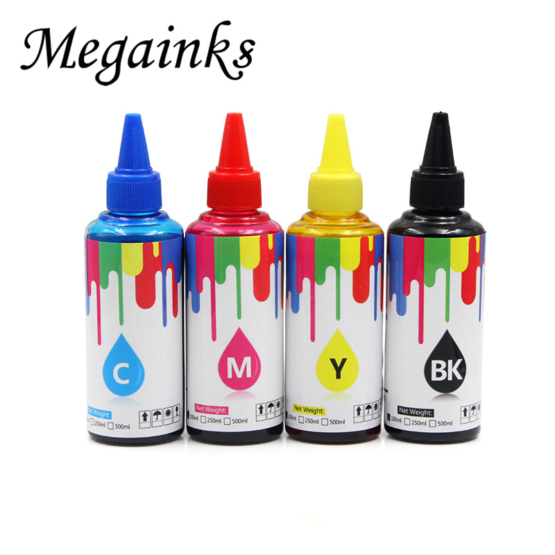 

100ml*4bottle 802XL Refillable pigment ink T3561-T3564 with chip For WorkForce Pro WF-4720 WF-4730 WF-4740 WF-4734 printer
