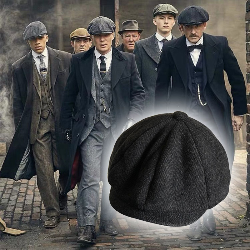 

Newsboy Razor party hat British retro women's hat octagonal handsome fashion literature all kinds of cap, See chart
