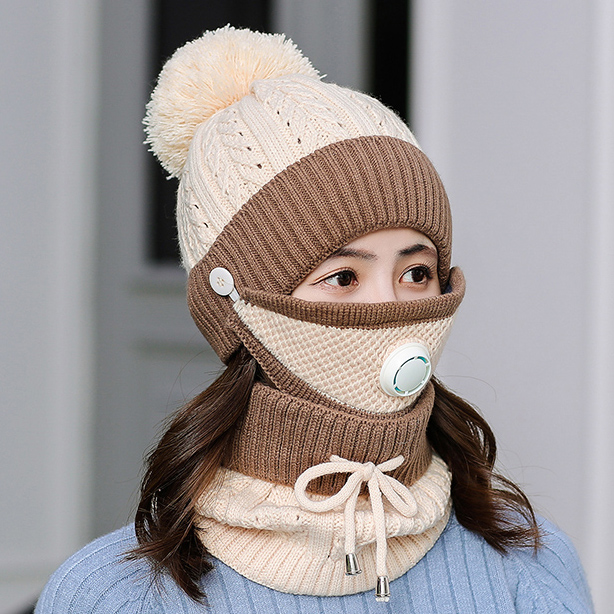 

fashion Winter woolen Plus cashmere hedging cap for Keep warm riding cap hat