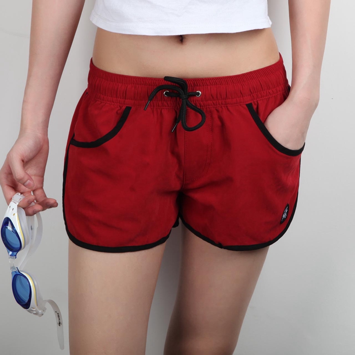 

NEW Polyester Casual Pants Women's Low Sexy Fashion Shorts Bermudas Shorts Board Shorts Beachshorts Quick Dry Surf Pants Swimtrunks ROXY, Red