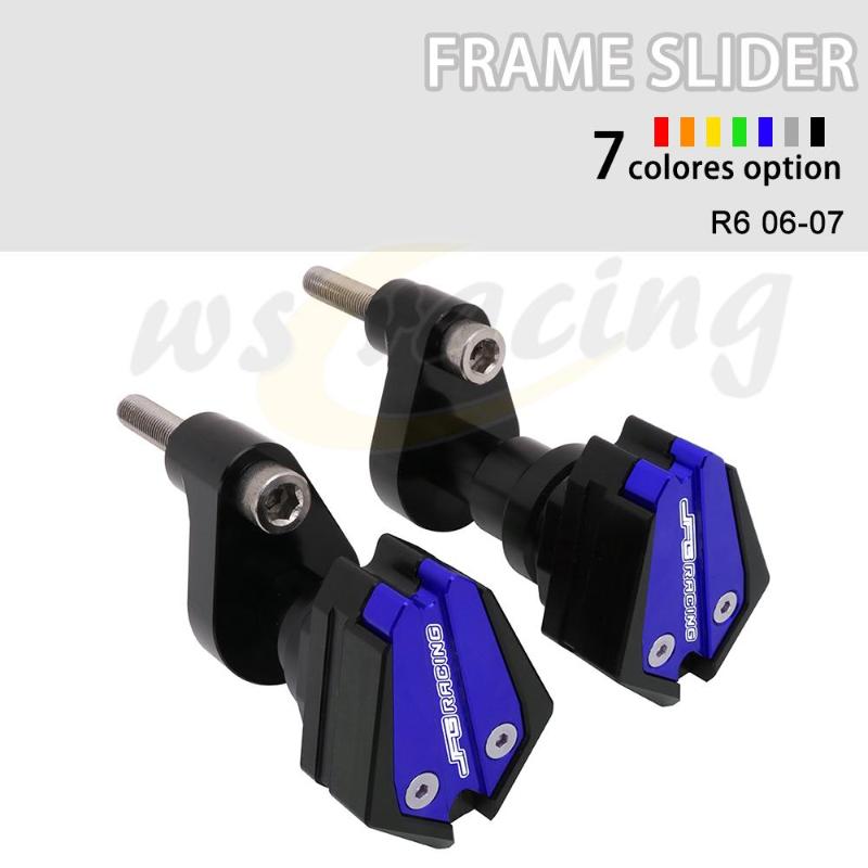 

Motorcycle CNC Aluminum Body Protector Falling Guard Frame Slider Crash Pad For YZF R6 yzf-r6 YZFR6 2006-2007