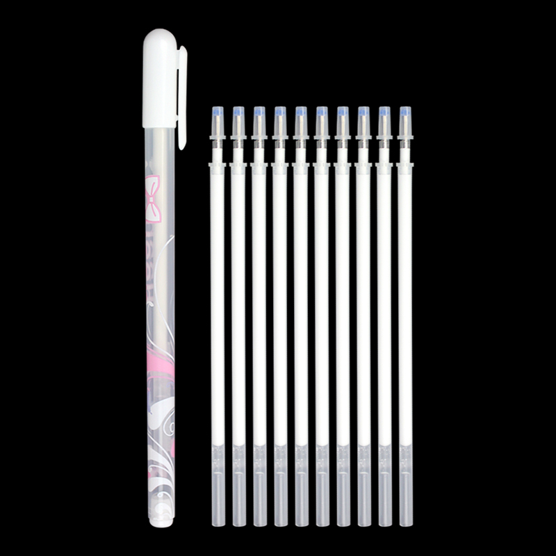 

Kawaii Highlight Pen White Fine Gel Pen And Refills Painting Hand-painted Drawing High Light For Kids Stationery Supplies