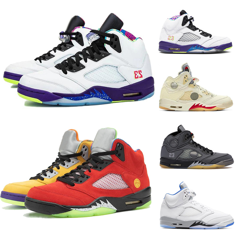 

2021 New Arrivals Fashion Jumpman 5 5s New Fire Red what the Mens High Basketball Shoes Outdoor Trainers Sports Sneakers Big Size, A4 top 3 40-47