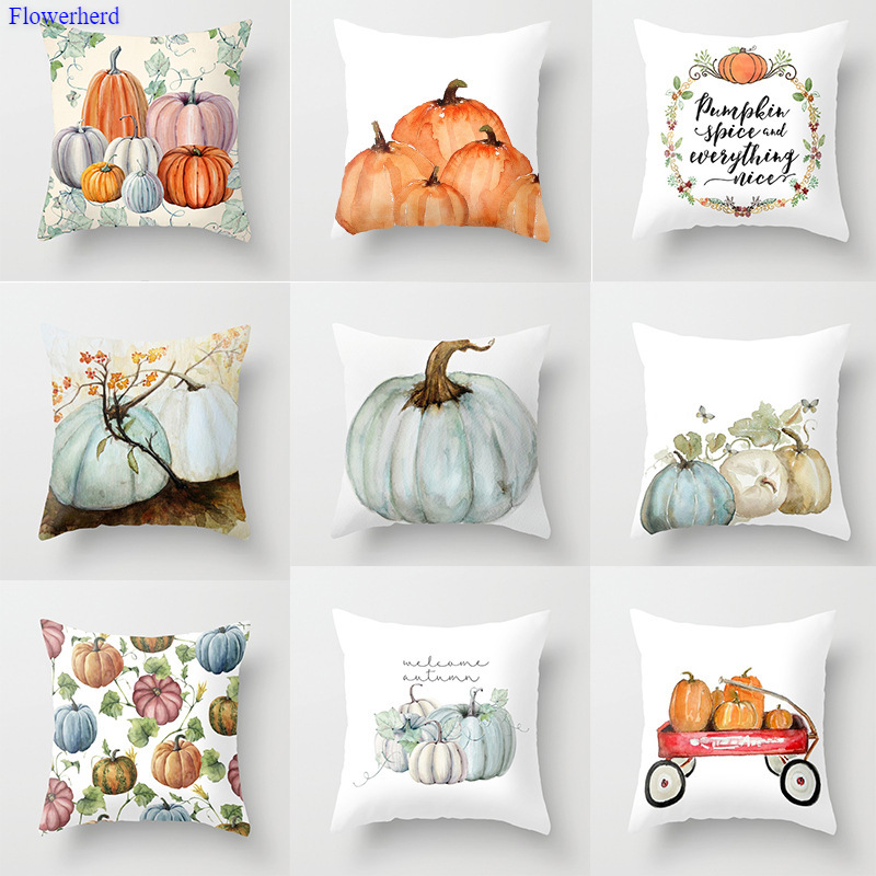 

Thanksgiving Pumpkin Series Home Decoration Pillow Cushion Halloween Pillow Case Christmas Cushion Cover, Drd85-12