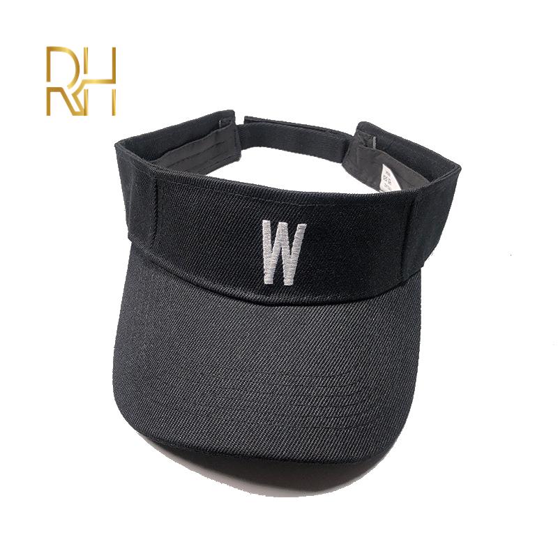

Men Womens Visors Hat Embroidery Letter Sun Visor Cap Adjustable Summer Beach Cap Golf Hiking Tennis Hat RH, White