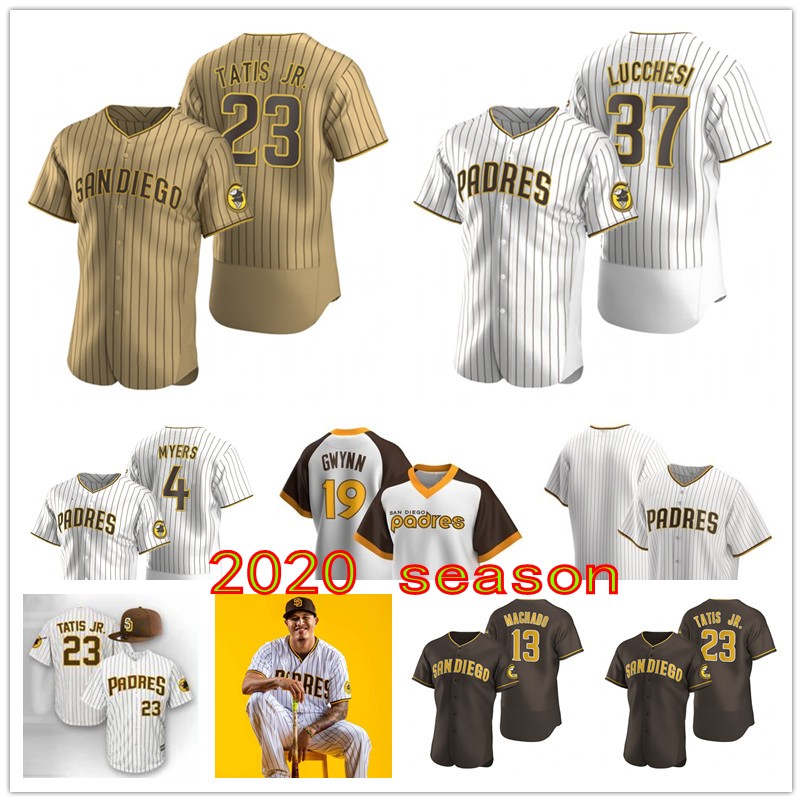 

San Diego 2020 Manny Machado Eric Hosmer Wil Myers Luis Urias Austin Hedges Fernando Tatis Jr Mejia Wil Myers baseball jersey S-4XL, Women s-2xl