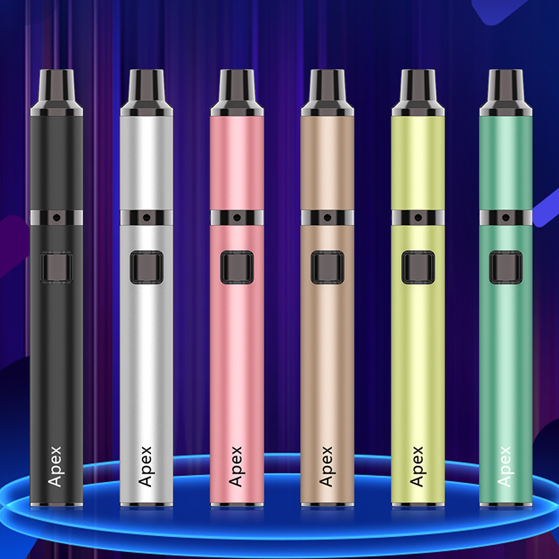 

Newest Yocan Apex Vape Kit 650mah Battery Vaporizer Pen With Heating 510 thread Box Mod Concentrate Quartz Dual Coil QDC 100% Original