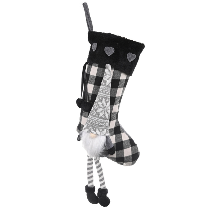 

Christmas Stocking Socks Swedish Gnome Party Gift Candy Bag Hanging Pendant Xmas 667A