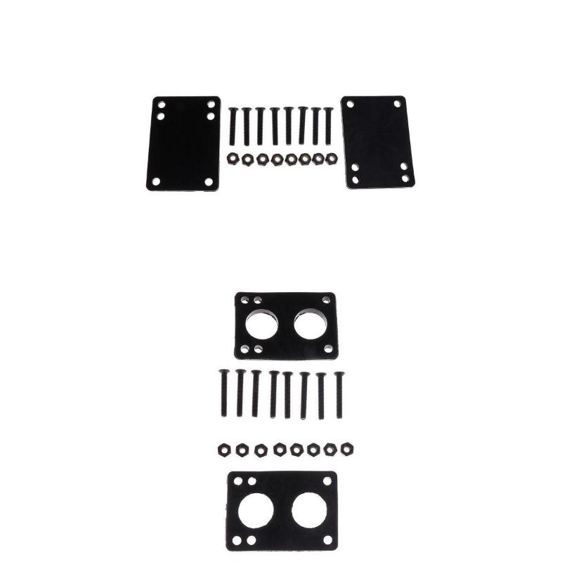 

Skateboard Hardware Rubber Riser Pad Skateboard Screw Set Easy Installation 3mm Pad+6mm Pad, As pic