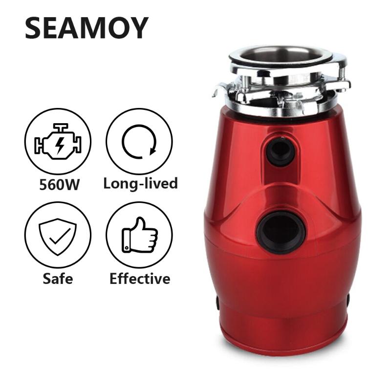 

Seamoy New 560W Full parts, Air Switch, Garbage Disposal Waste Disposer Grinder Material Sink Waste Can Crusher