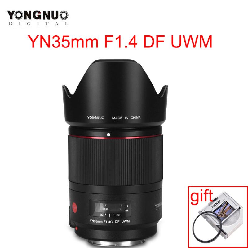 

YONGNUO YN35mm F1.4C DF UWM Camera Lens AF MF 35mm F1.4 Ultrasonic Wave Motor Wide Angle Prime Lens for Canon 70D 7D 6D 5D 70D