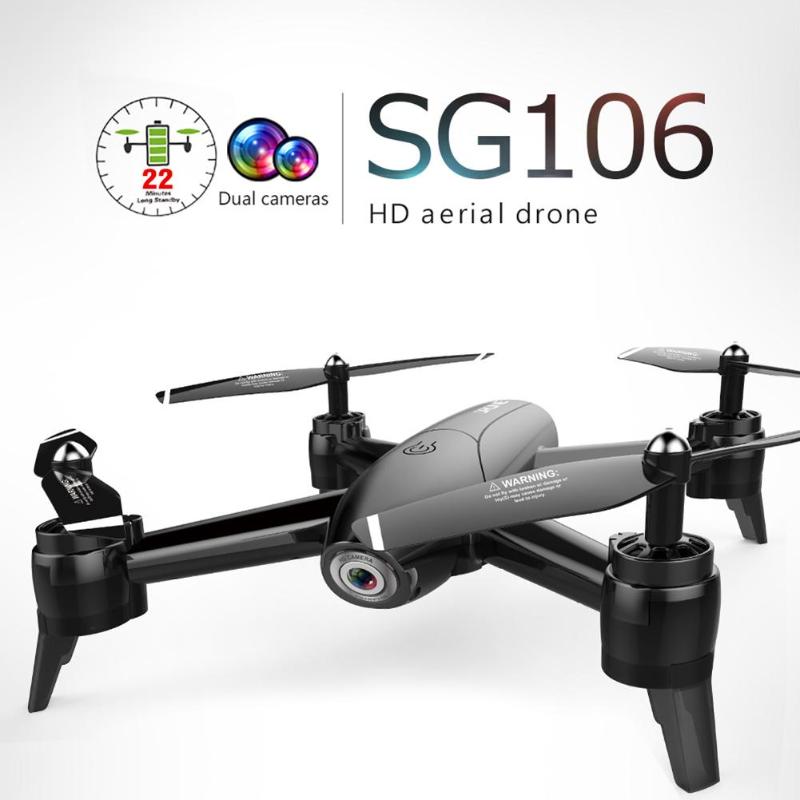 

SG106 RC Drone 1080P/720P Double Cam4 CH Long Flytime Foldable Arm with Gesture Control Dron WIFI timely transmission VS E58 H51