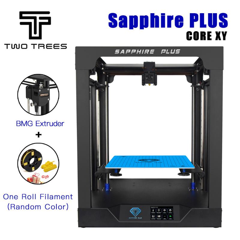 

TWO TREES 3D Printer Sapphire plus CoreXY BMG Extruder + TMC2208 Core xy 300*300*350mm DIY Kits 3.5 inch touch screen facesheild