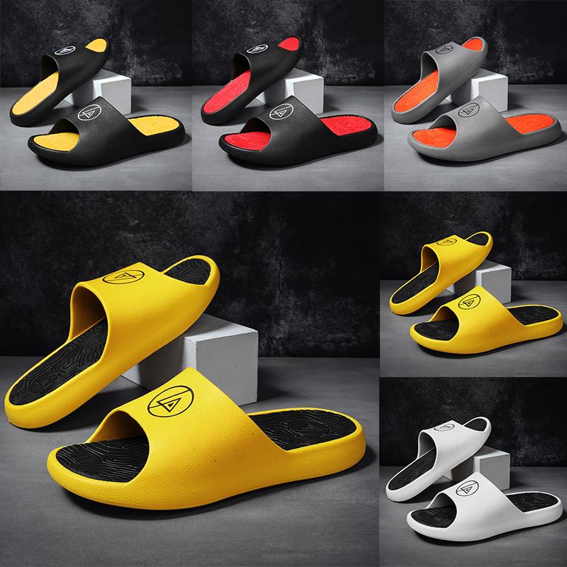 

Kanye West Fashion Resin Bone Earth Brown Desert Sand EVA Runner Designer Slides Mens Yellow black white red Slipper Slippers Sandals