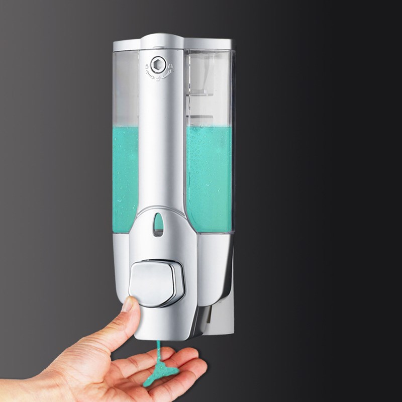 

WZLY Shampoo Liquid Dispenser Manual Shampoo Shower Wall Mount Single Pump 350ml Shower Dispenser Kitchen Bathroom Accessories