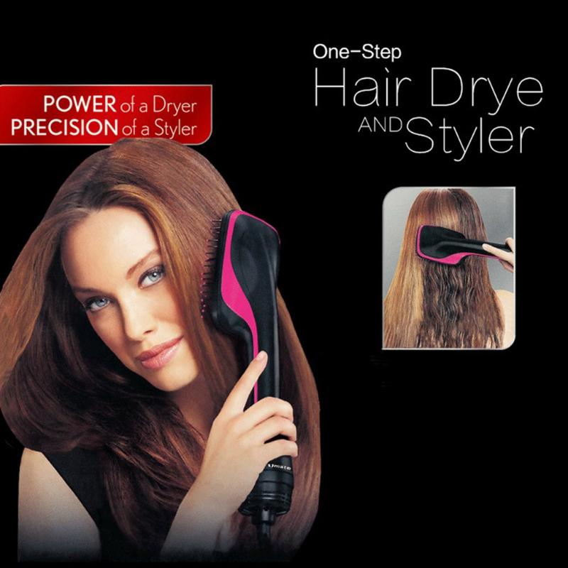 

Hairdressing Hair Dryer Comb Two-In-One Hair Dryer Wet And Dry Dual-Use Negative Ion Head Massage Comb