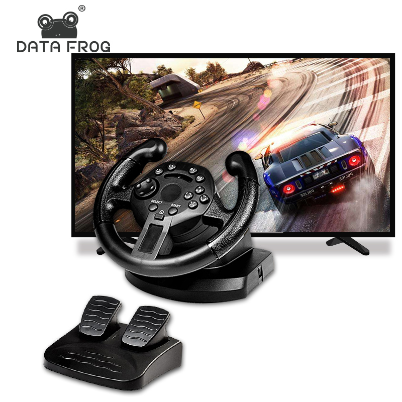 

DATA FROG Game Racing Steering Wheel Vibration Joysticks For PS3 Steering Wheel Remote Controller Wheels Drive For PC