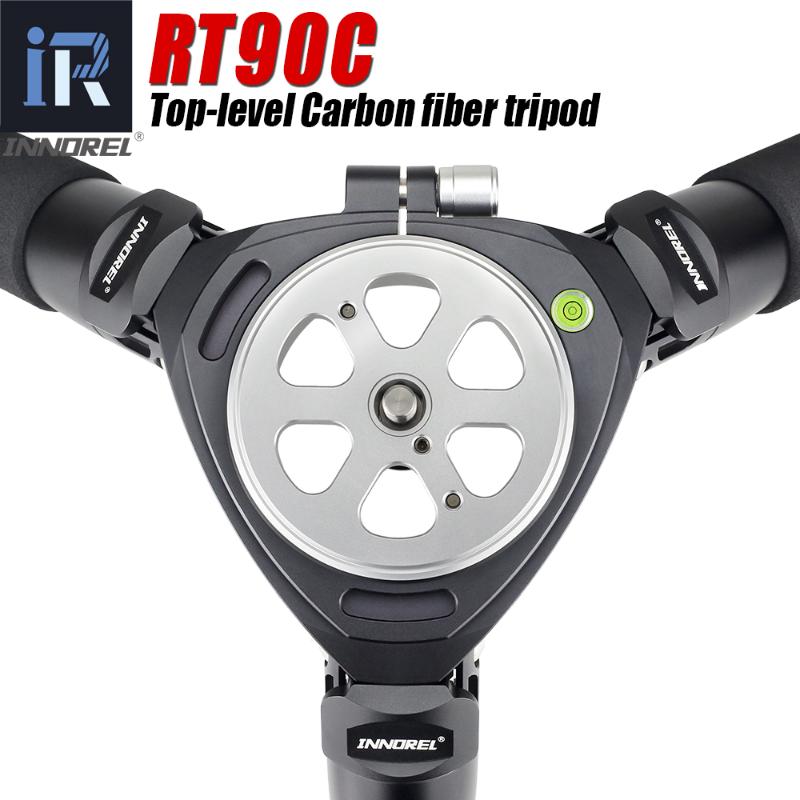 

RT90C Top-level Professional Carbon Fiber Tripod Birdwatching heavy duty 40kg load camera stand 40mm tube 75mm bowl adapter