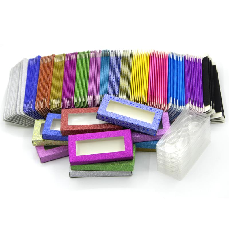 

DamePapil Custom Eyelash Packaging Paper Box Rectangle Case 10/20/30/50/100/200 Sets Bulk Wholesale Custom Lash Boxes Packaging