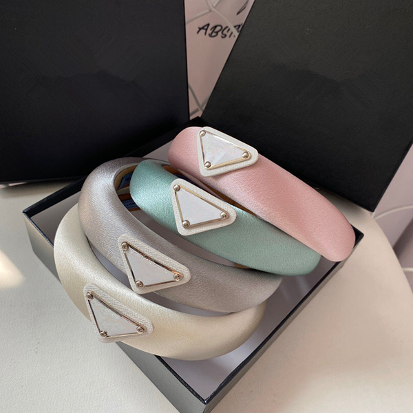 Top quality headbands letter silks and satins luxury headband high quality hairband luxury fashion woman designer headband