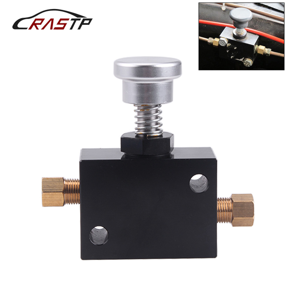 

RASTP -US STOCK Black Brake Proportion Valve Car Modified Adjustable Brake Bias Adjuster Racing Lever Type Auto Replacement Parts HB018
