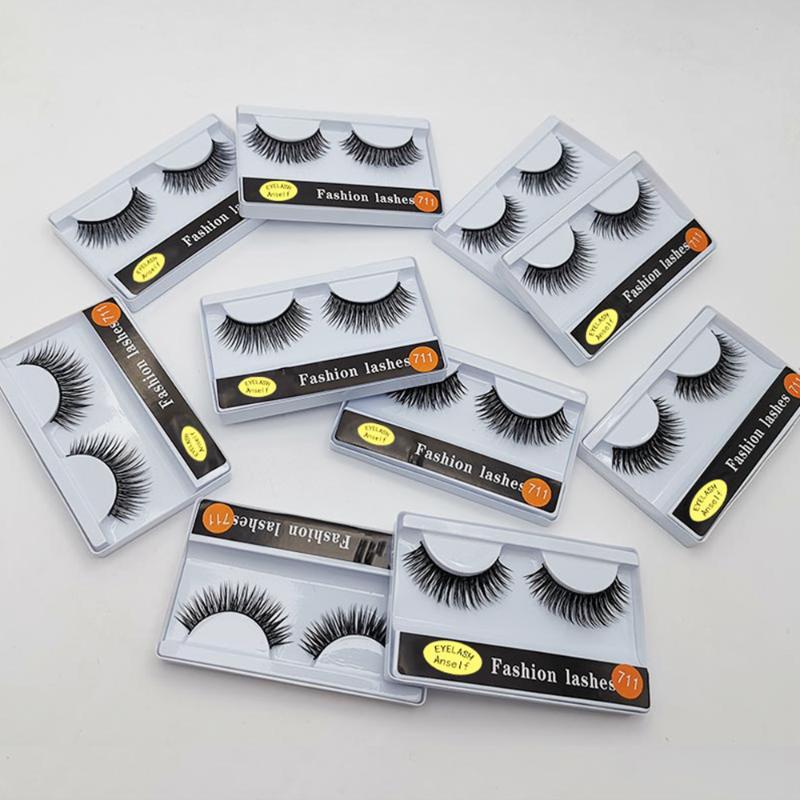 

Anself 10 Pairs Fake Eyelashes with False Lashes Applicator Long Thick Curly Lashes Makeup Strip for Eye Makeup