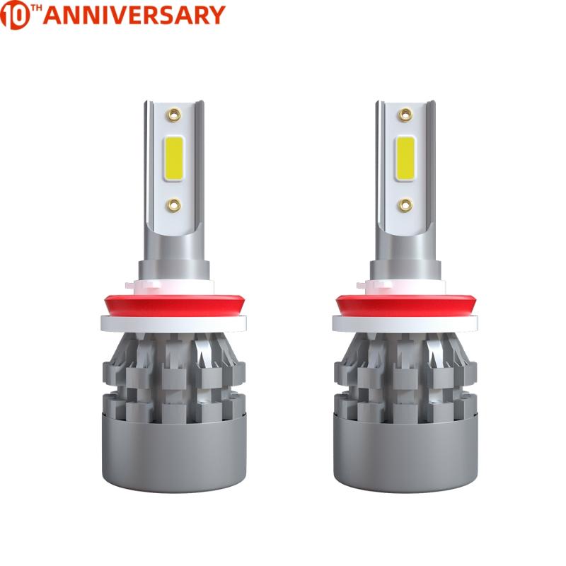 

2pcs/pair h7 led canbus headlight Bulb chip DOB 4 H1 H8 H9 H11 /9003/2 6000K car led light 6 kinds of plugs