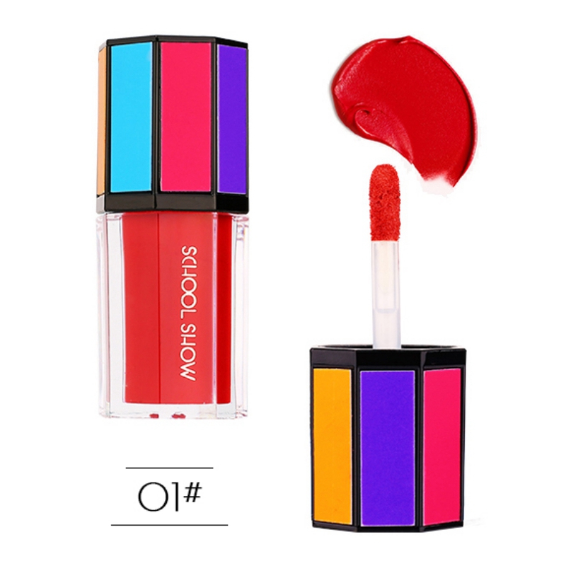 

Moisturizing Red Velvet Matte Lip Gloss Waterproof Cherry Red Liquid Lipstick Lip Tint Lasting Gloss Makeup