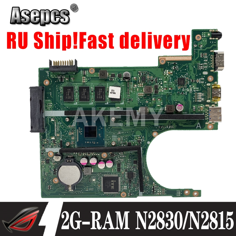

Asepcs X200MA Laptop motherboard For Asus X200MA F200M F200MA Test original motherboard 2G-RAM N2830/N2815
