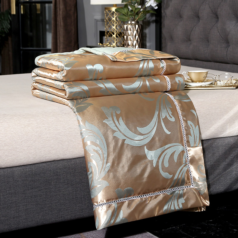 

High-end New Products Silk Quilts Summer Thin Quilt Air Conditioner Quilt Comforter Blanket Suitable for adult children #s, -cw-06