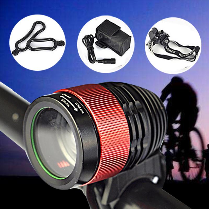 

New XM-L T6 LED Outdoor Cycling Bicycle Bike Head Light Lamp Waterproof Charging Bike Bicycle Accessories Ciclismo Light
