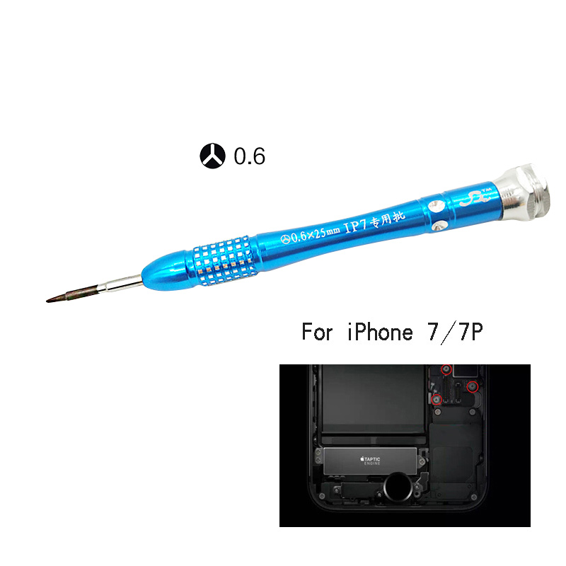 

UANME Precision Magnetic Screwdriver 0.6 Triwing,0.8 Pentalobe, c ,1.3 ,2.5 Hex For X Opening Tools