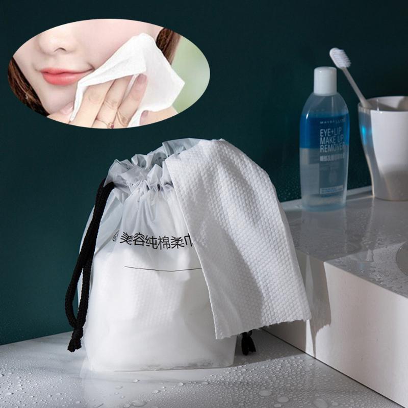 

Disposable Cleaning Face Towel Wash face Non-woven Fabric Washcloths Paper Towels disposable towels travel Wet Wipes beauty G701, White