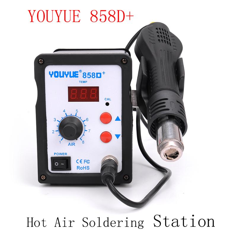 

YOUYUE 220V 700W Hot air station Electric soldering station BGA Rework Blow Dryer Welding Tool for PCB SMD Repair solder