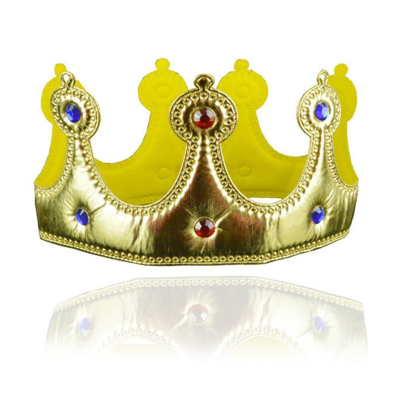 

Toy Crown of the King Prince Epiphany Three Kings Day Happy Birthday Party Decor N58C