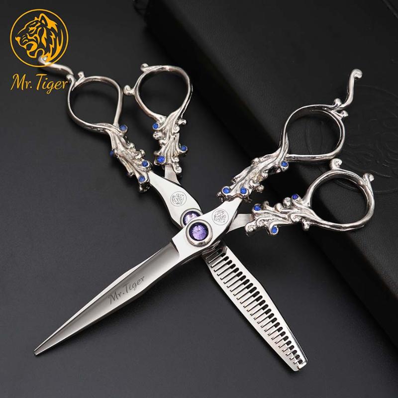 

6.0" hair scissors professional hairdressing scissors high quality cutting thinning scissor shears hairdresser barber salon tool