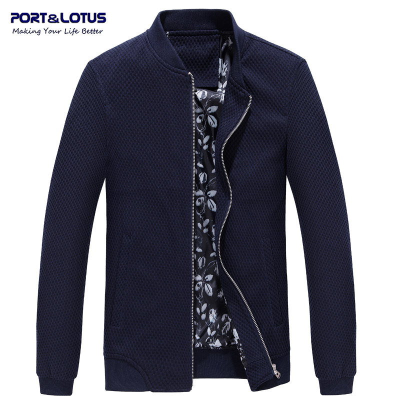 

Port&Lotus Men Bomber Jacket Solid Fashion Brand Clothing Men Coats Masculina 202(HD8808) wholesale, Blue